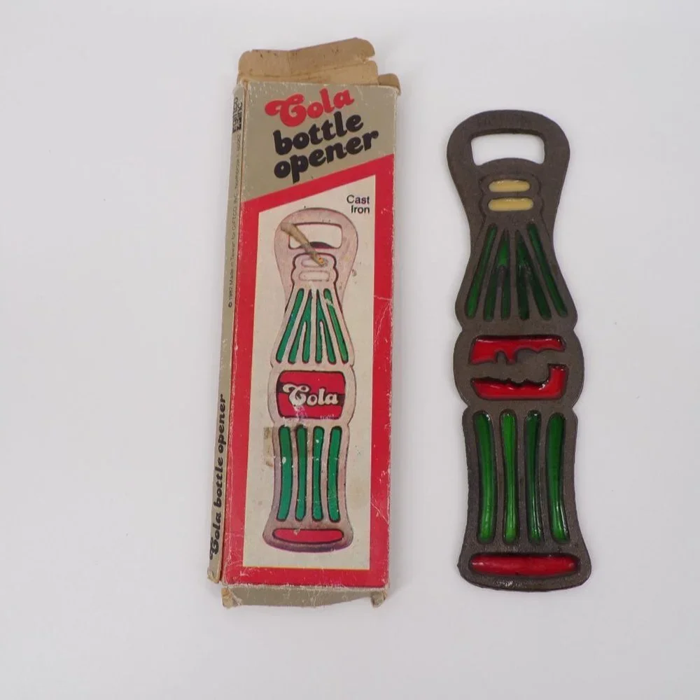 Vintage Giftco Cast Iron Cola Bottle Opener - 1982 - Picture 2 of 5